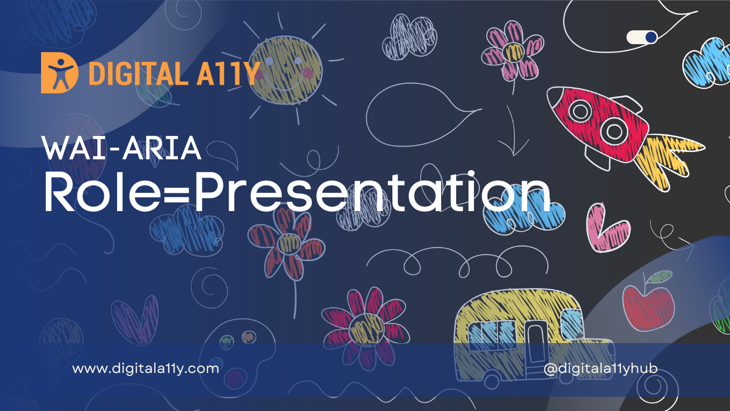 presentation role aria